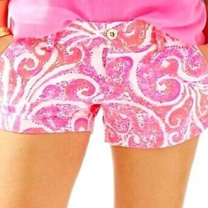 Lilly Pulitzer Walsh shorts size 0 - EUC